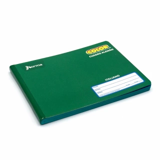Cuaderno Cosido Italiano Cuadro Aleman Norma Color Verde 100 Hojas