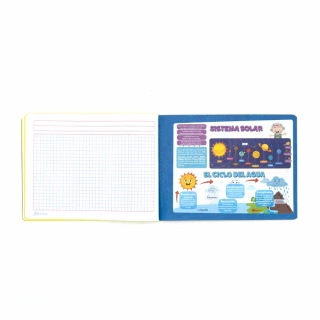 Cuaderno Cosido Italiano Cuadro Chico Norma Color Amarillo 100 Hojas