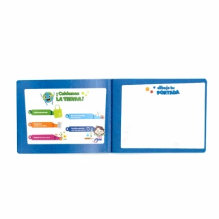 Cuaderno Cosido Italiano Cuadro Chico Norma Color Verde 100 Hojas