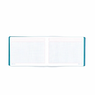 Cuaderno Cosido Italiano Cuadro Chico Norma Color Verde 100 Hojas