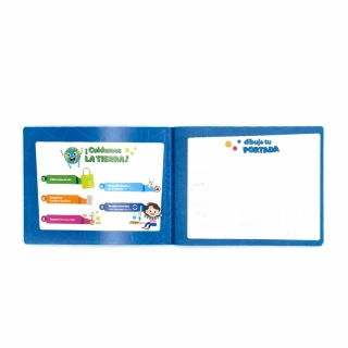 Cuaderno Cosido Italiano Doble Raya Norma Color Azul claro 100 Hojas