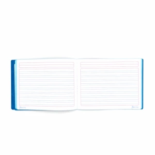 Cuaderno Cosido Italiano Doble Raya Norma Color Azul claro 100 Hojas