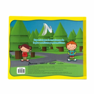 Cuaderno Cosido Italiano Rayitas B Mi primer cuaderno Norma Marco Amarillo 72 Hojas