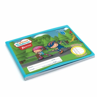 Cuaderno Cosido Italiano Rayitas B Mi primer cuaderno Norma Marco Azul 72 Hojas
