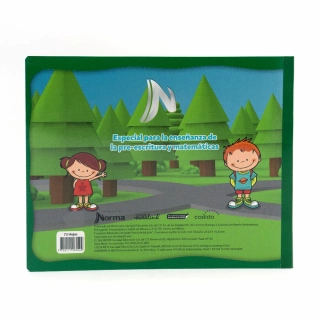 Cuaderno Cosido Italiano Rayitas B Mi primer cuaderno Norma MarcoVerde 72 Hojas