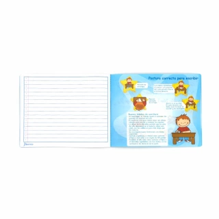 Cuaderno Cosido Italiano Rayitas B Mi primer cuaderno Norma MarcoVerde 72 Hojas
