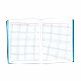 Cuaderno Cosido Profesional Cuadro Grande Norma Color Azul claro 100 Hojas