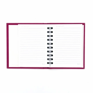 Cuaderno Empastado Mini Raya Daily Notes Norma Fucsia 72 Hojas
