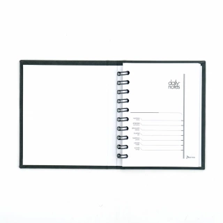Cuaderno Empastado Mini Raya Daily Notes Norma Gris 72 Hojas