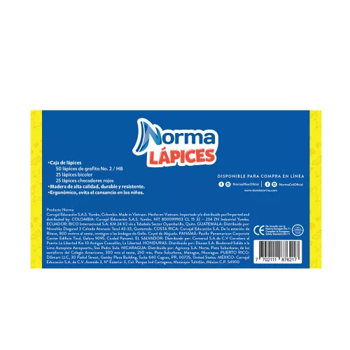 Dispensador de Lápices 2HB 100 pzs. (50 Grafitos, 25 Checadores Rojos y 25 Bicolores)