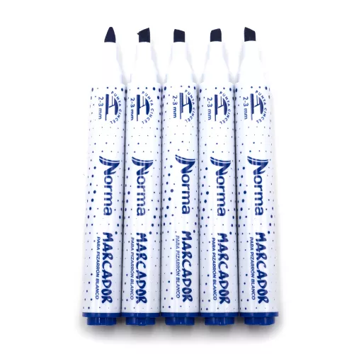 Marcadores Azules para Pizarron Norma 10 unidades