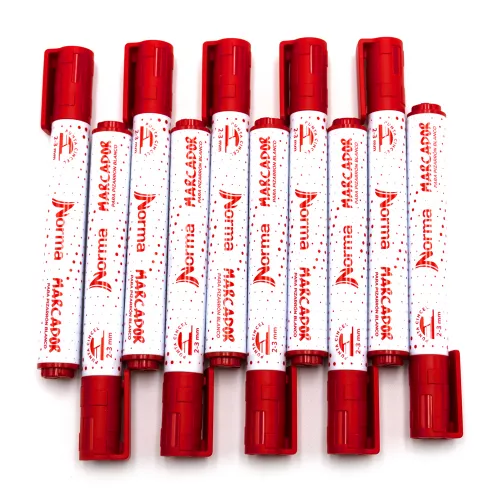 Marcadores Rojos para Pizarron Norma 10 unidades
