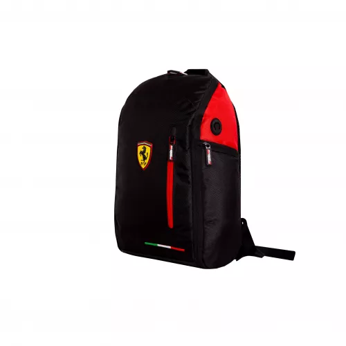 Mochila Grande Enzo Negro Ferrari