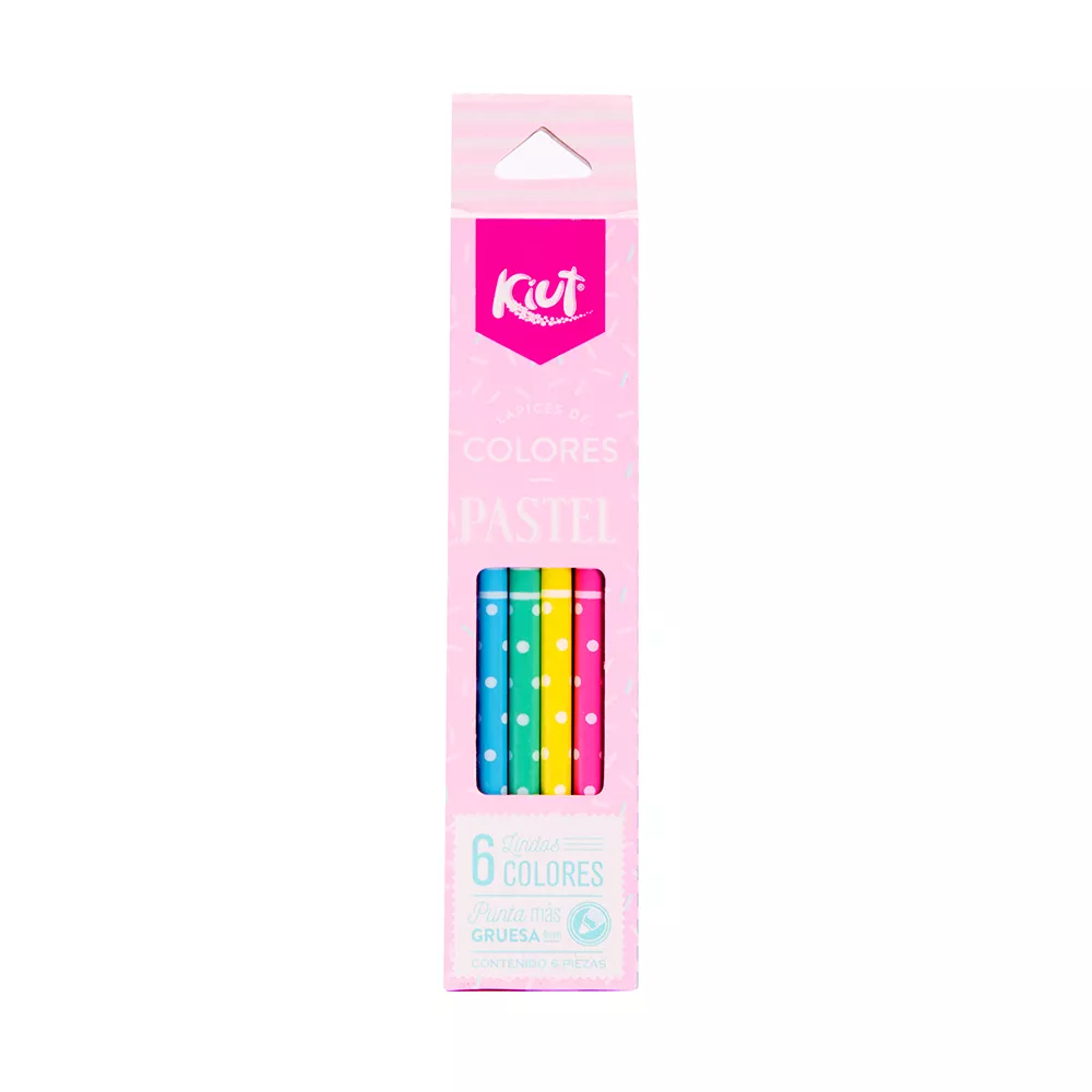 Colores Pastel Kiut 6 Unidades