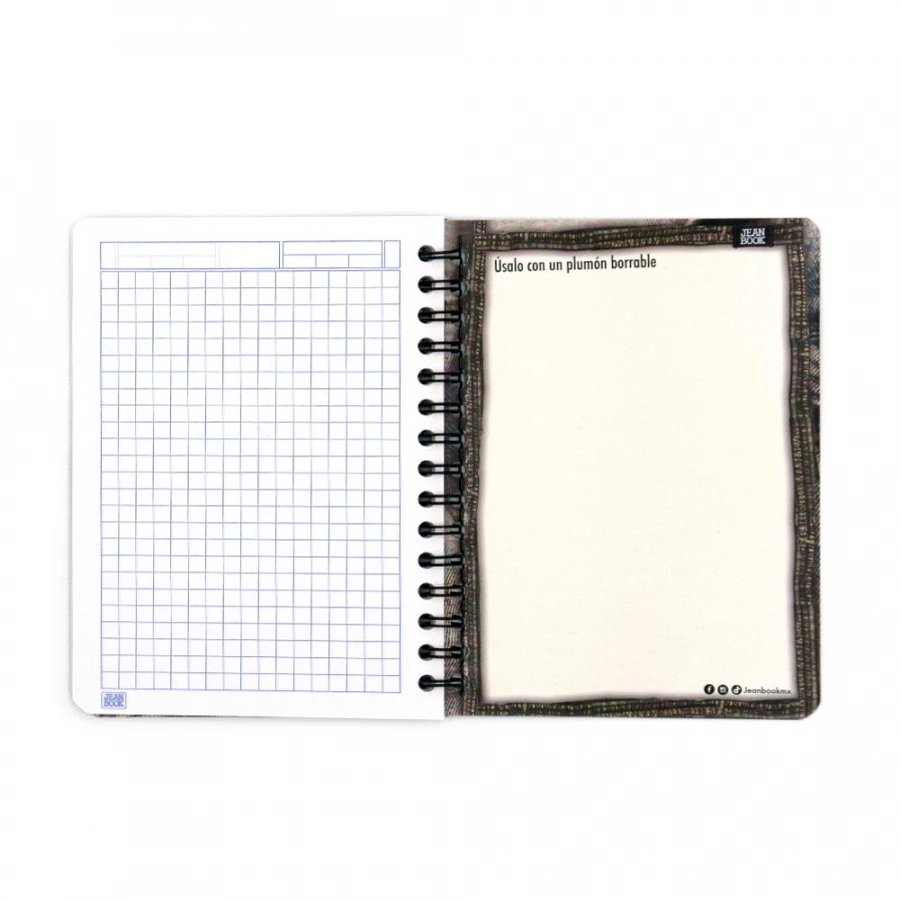 Cuaderno Argollado Frances Cuadro Grande Jean Book Its our time 100 Hojas