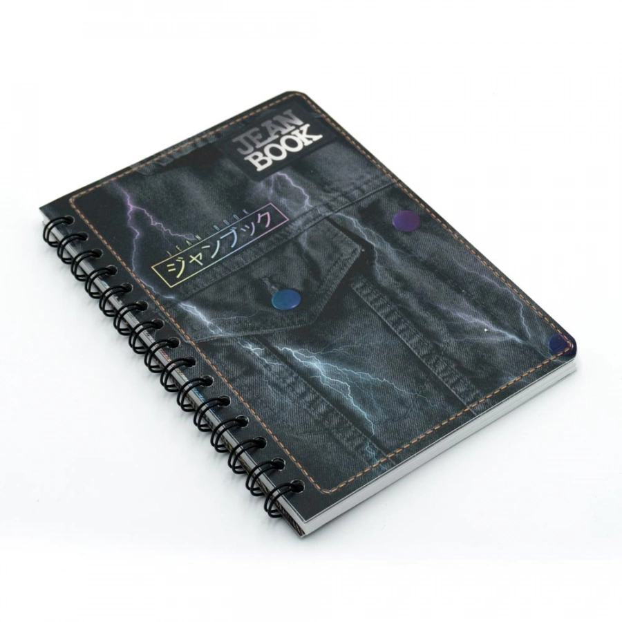 Cuaderno Argollado Frances Cuadro Grande Jean Book Rayo 100 Hojas