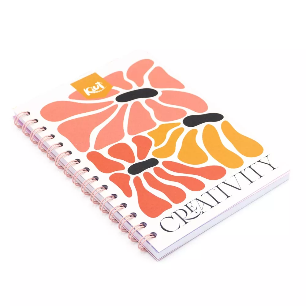 Cuaderno Argollado Frances Cuadro Grande Kiut Creativity 100 Hojas