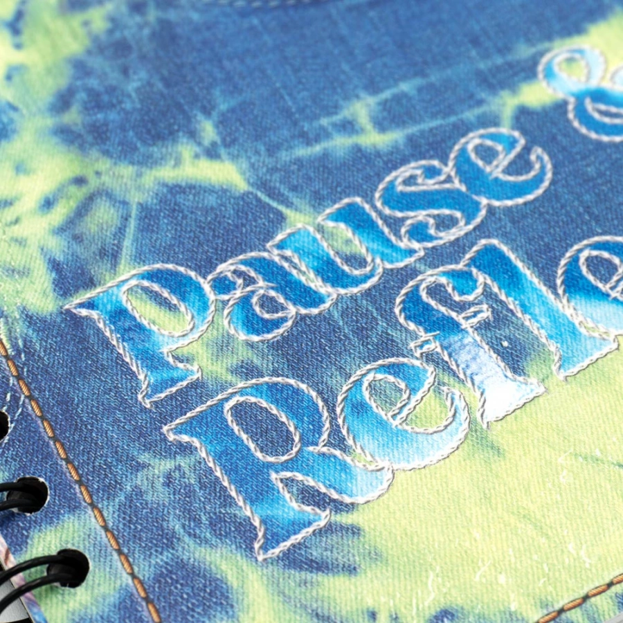 Cuaderno Argollado Frances Raya Jean Book Pause and reflect 100 Hojas