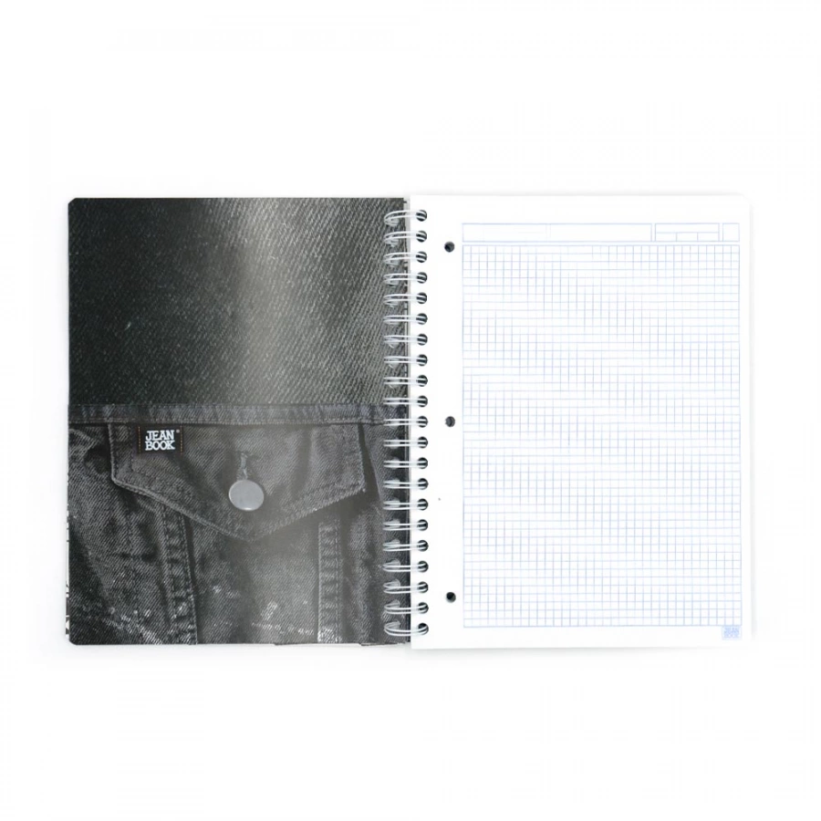 Cuaderno Argollado Profesional Cuadro Chico Jean Book Clasico 1 200 Hojas