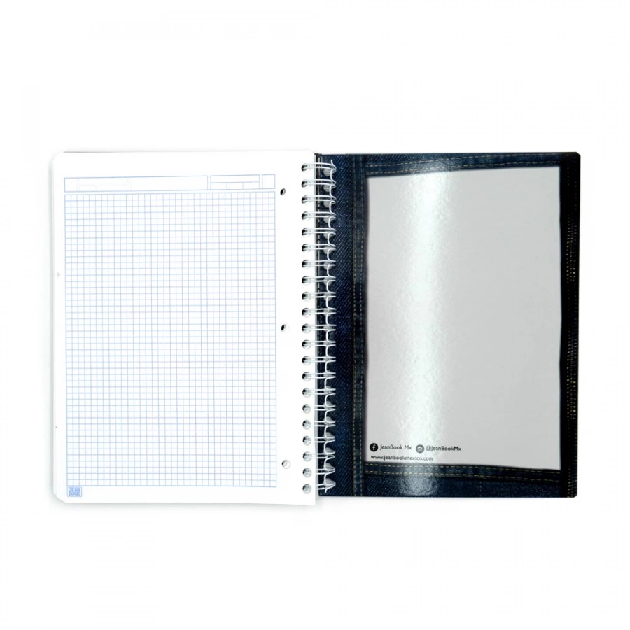 Cuaderno Argollado Profesional Cuadro Chico Jean Book Clasico 1 200 Hojas