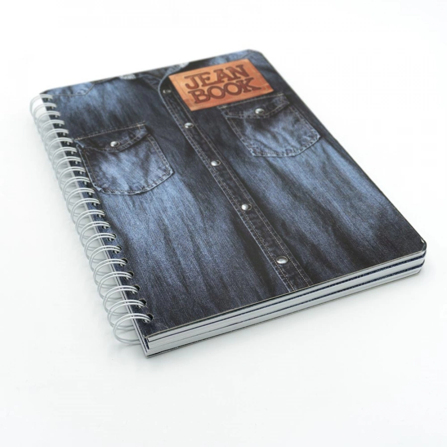 Cuaderno Argollado Profesional Cuadro Chico Jean Book Clasico 5 200 Hojas
