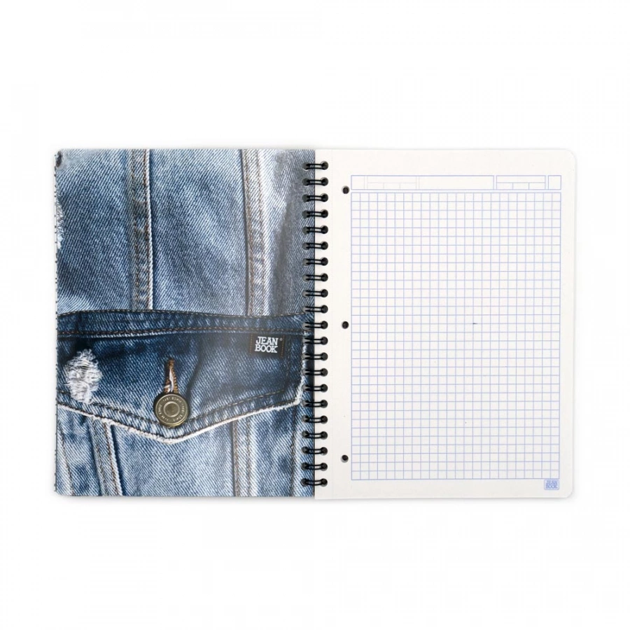 Cuaderno Argollado Profesional Cuadro Grande Jean Book Change your mind 100 Hojas