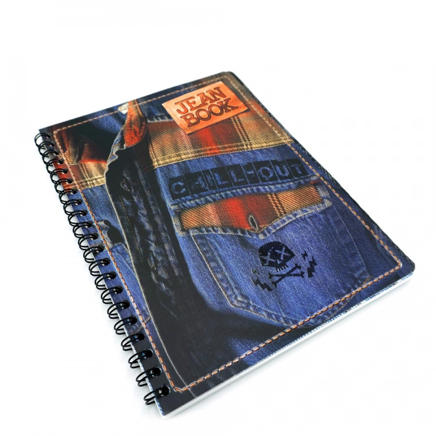 Cuaderno Argollado Profesional Cuadro Grande Jean Book Chill-out 100 Hojas
