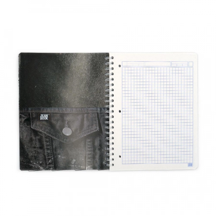 Cuaderno Argollado Profesional Cuadro Grande Jean Book Clasico 1 100 Hojas
