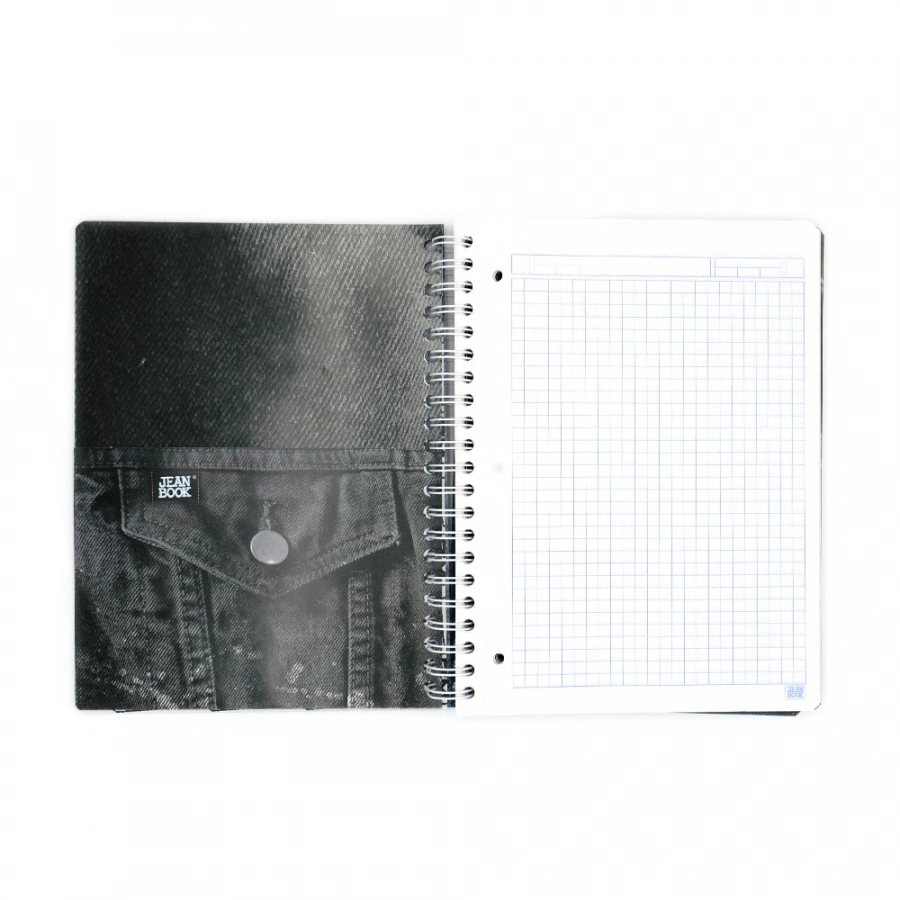 Cuaderno Argollado Profesional Cuadro Grande Jean Book Clasico 2 200 Hojas
