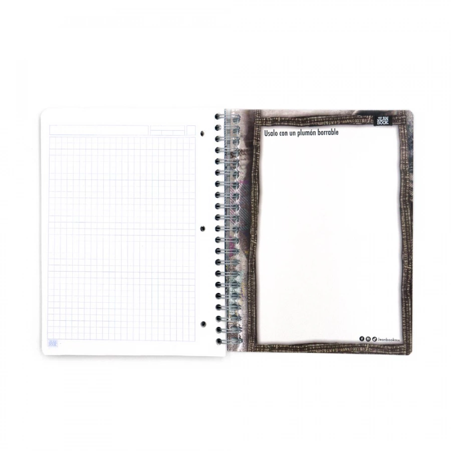 Cuaderno Argollado Profesional Cuadro Grande Jean Book Clasico 3 200 Hojas