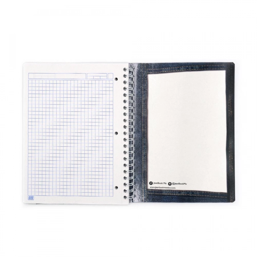 Cuaderno Argollado Profesional Cuadro Grande Jean Book Hope 100 Hojas