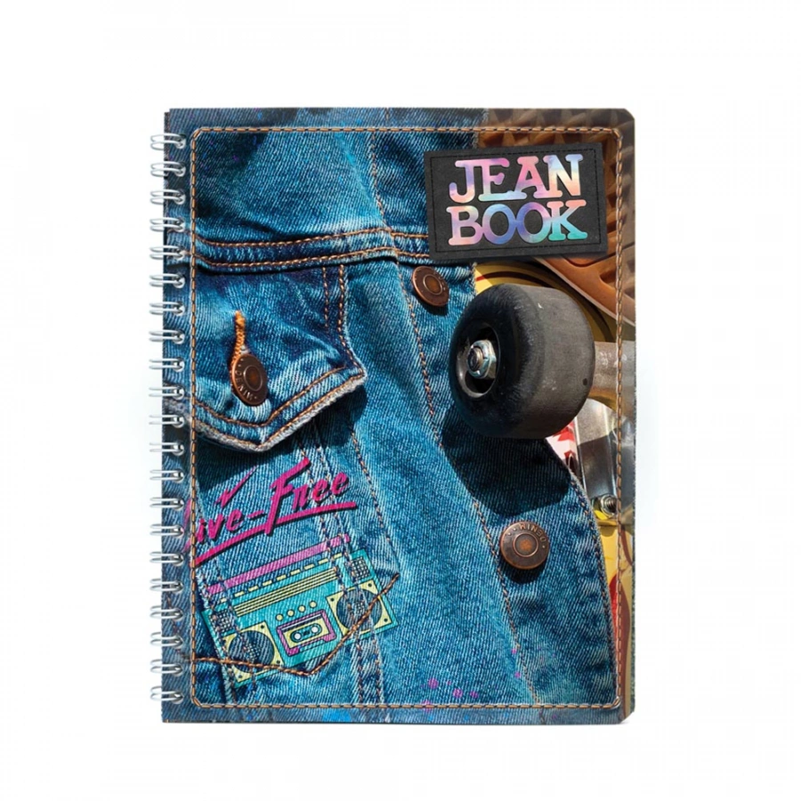 Cuaderno Argollado Profesional Cuadro Grande Jean Book Live free 100 Hojas