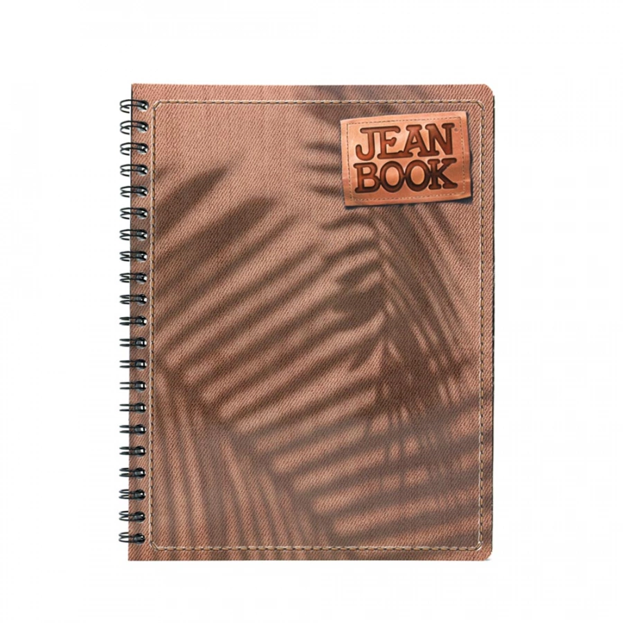 Cuaderno Argollado Profesional Cuadro Grande Jean Book Palmas 100 Hojas