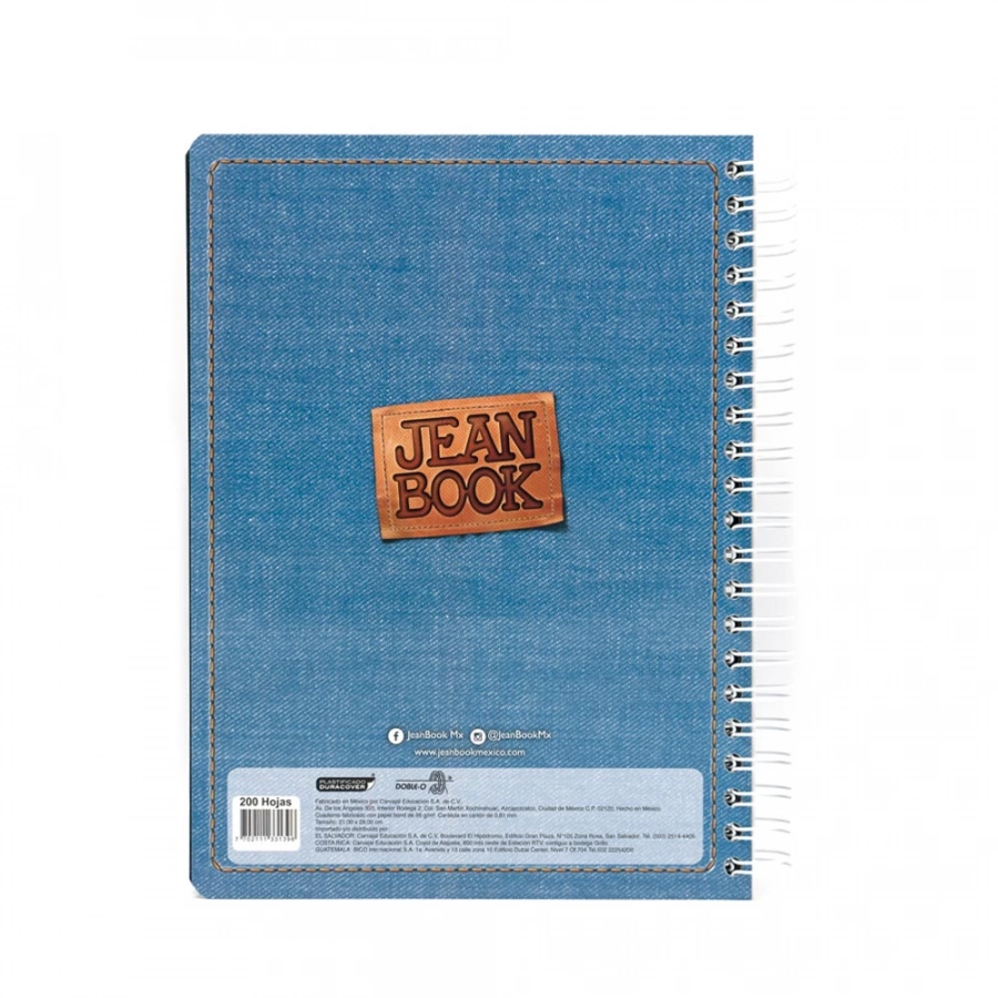 Cuaderno Argollado Profesional Mixto Jean Book Clasico 6 200 Hojas