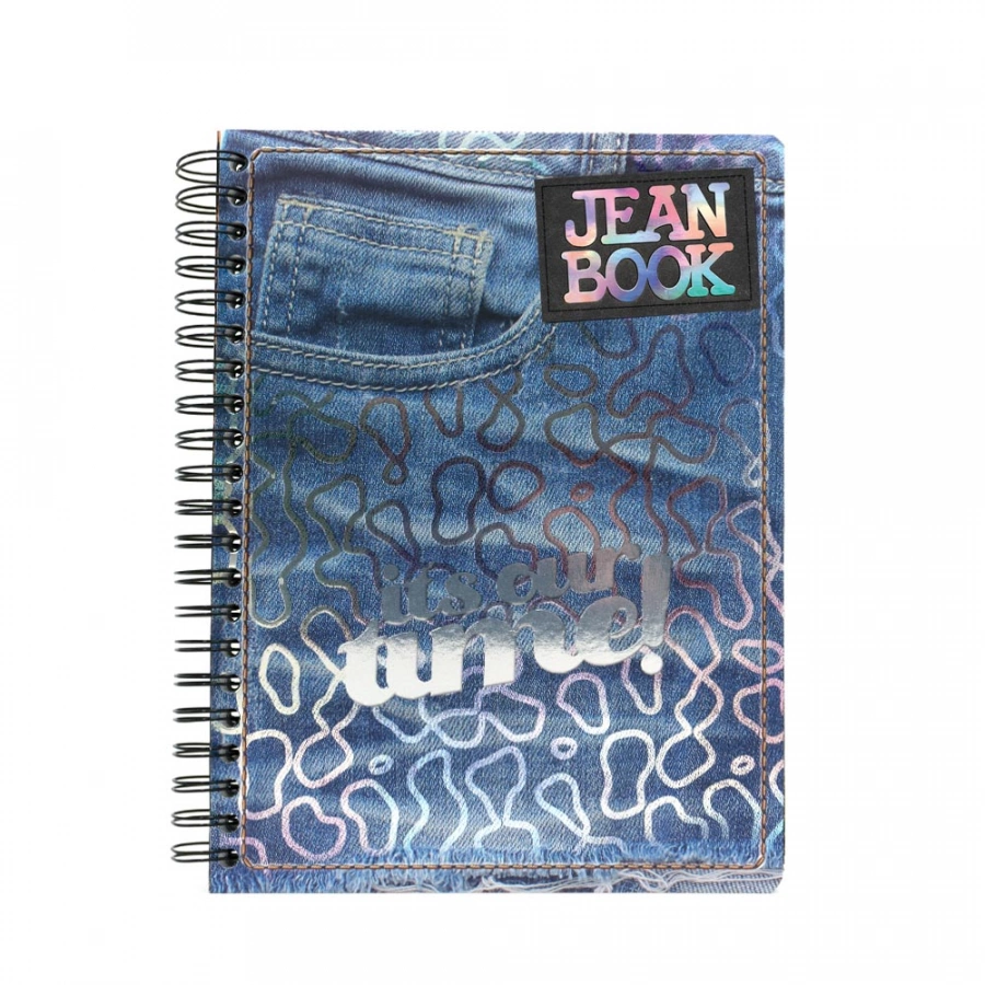 Cuaderno Argollado Profesional Mixto Jean Book Its our time 200 Hojas