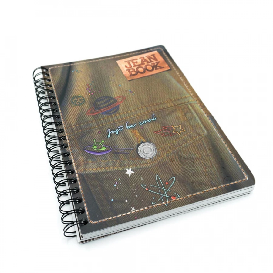 Cuaderno Argollado Profesional Mixto Jean Book Just be cool 200 Hojas