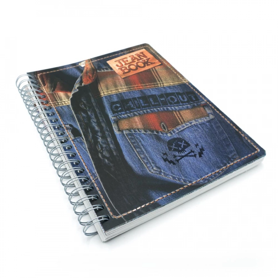 Cuaderno Argollado Profesional Raya Jean Book Chill-out 200 Hojas