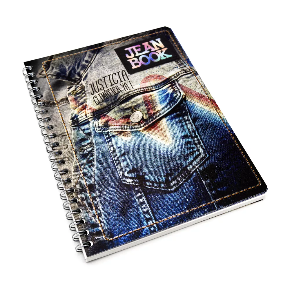Cuaderno Argollado Profesional Raya Jean Book Justicia Climatica 100 Hojas