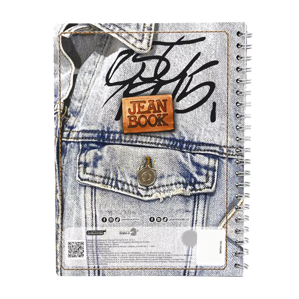 Cuaderno Argollado Profesional Raya Jean Book Justicia Climatica 100 Hojas