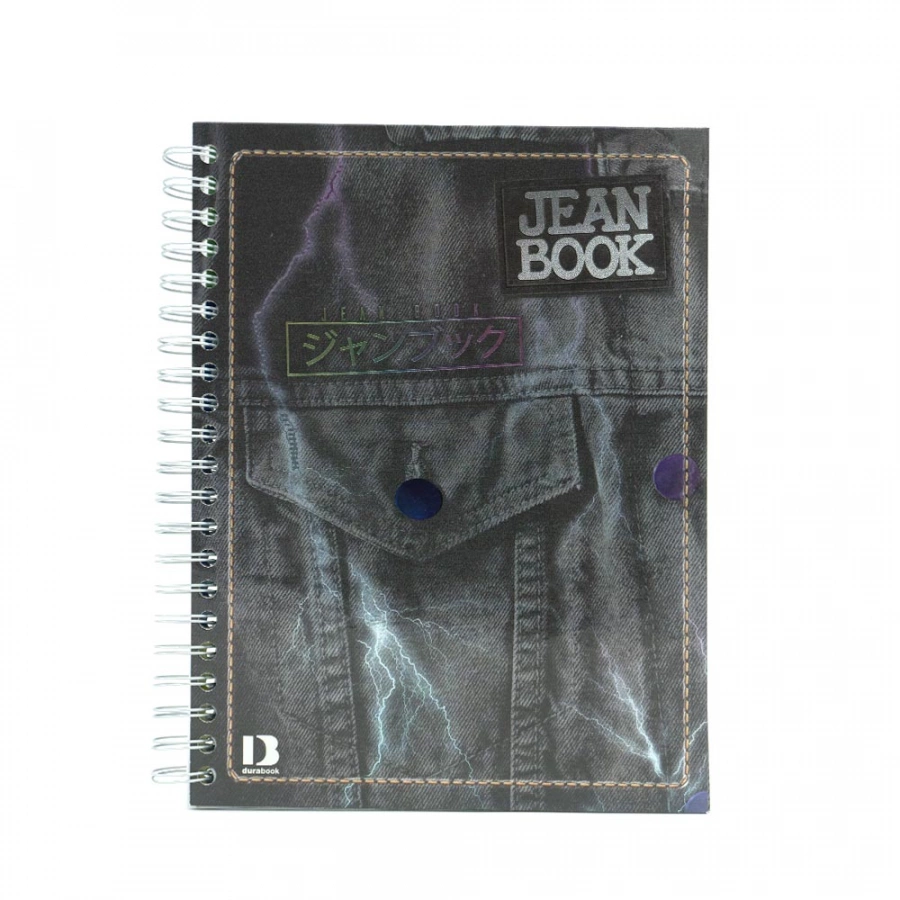 Cuaderno Argollado Profesional Raya Jean Book Rayo 160 Hojas