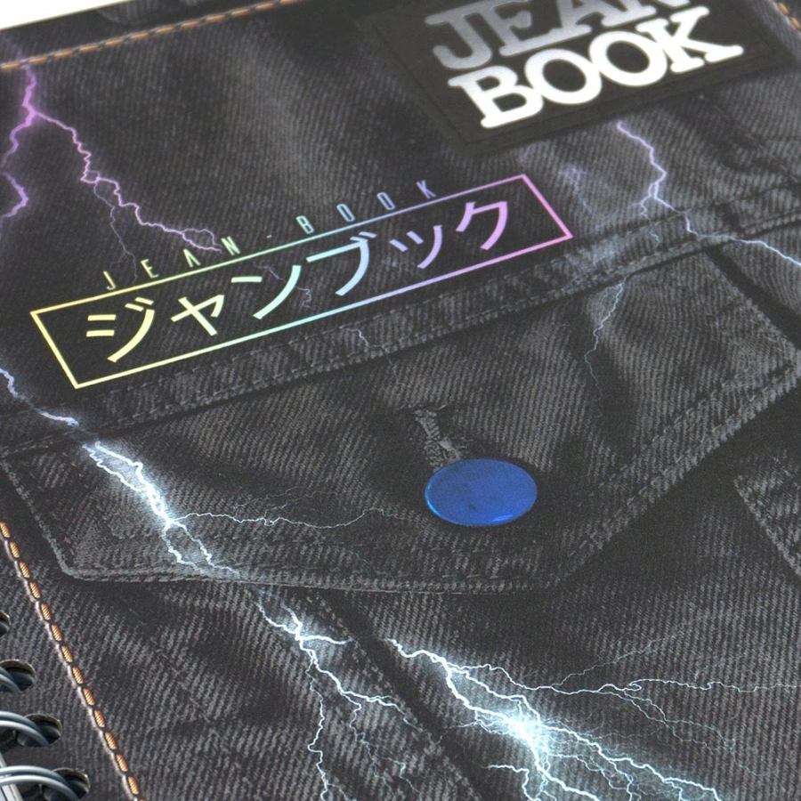 Cuaderno Argollado Profesional Raya Jean Book Rayo 160 Hojas