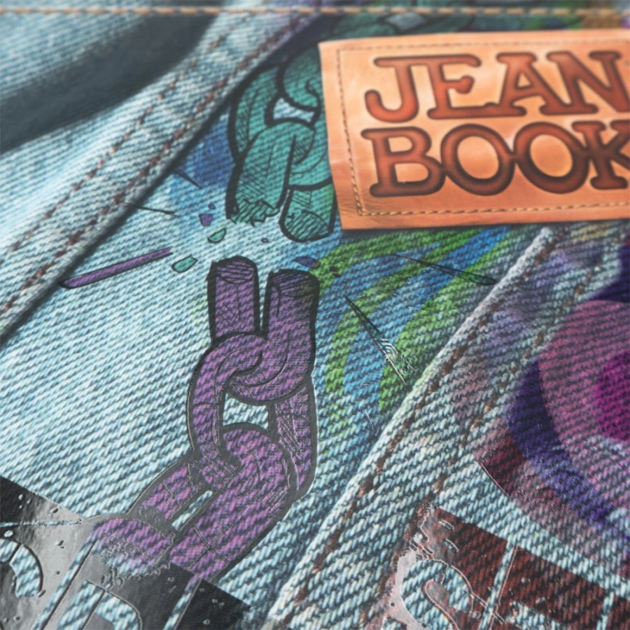 Cuaderno Argollado Profesional Raya Jean Book Stop scrolling 100 Hojas