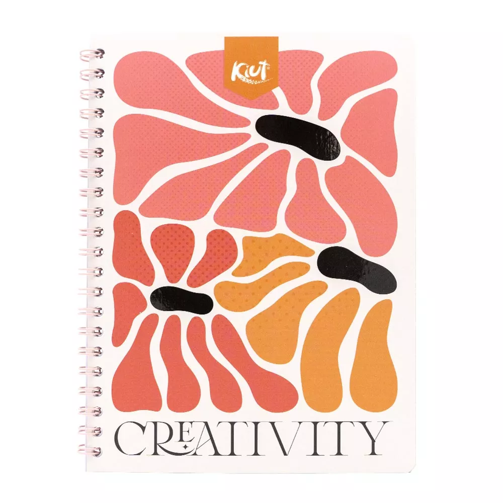 Cuaderno Argollado Profesional Raya Kiut Creativity 100 Hojas