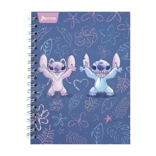 Libreta Argollada Durabook  Stitch 80 Hojas Linea Corriente  - You´Re My Fav