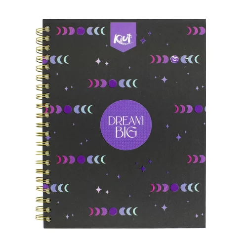 Libreta Argollada Durabook Grande Kiut 80 Hojas Linea Corriente  Dream Big