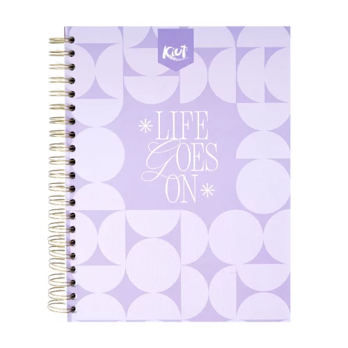 Libreta Argollada Durabook Grande Kiut 80 Hojas Linea Corriente  Sunsets