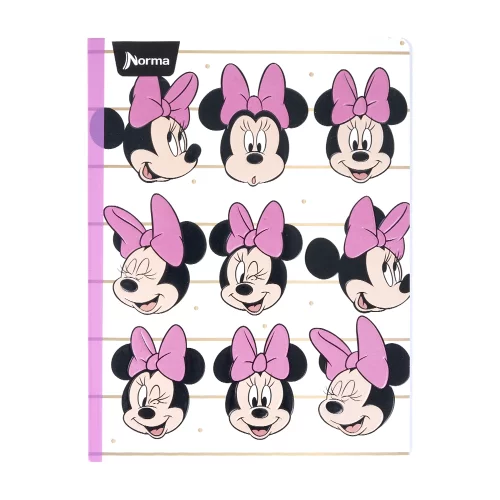 Libreta Cosida   Mickey-Minnie   100 Hojas Cuadriculado  - Minnie