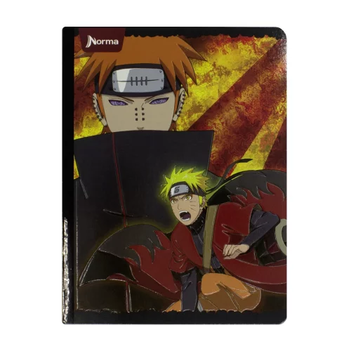 Libreta Cosida   Naruto 100 Hojas   Doble Linea  - 5 Pain