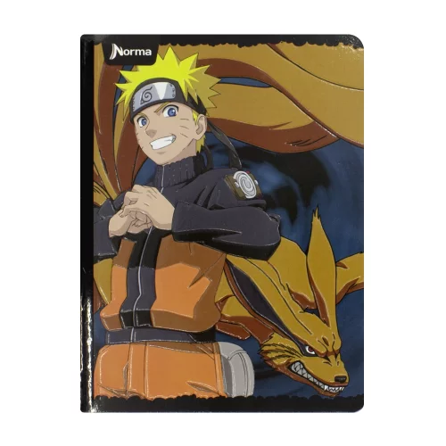 Libreta Cosida   Naruto 100 Hojas   Doble Linea  - 7 Zorro