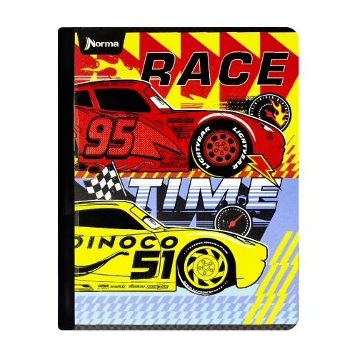 Libreta Cosida Cars  100 Hojas   Linea Corriente  - 2 Race